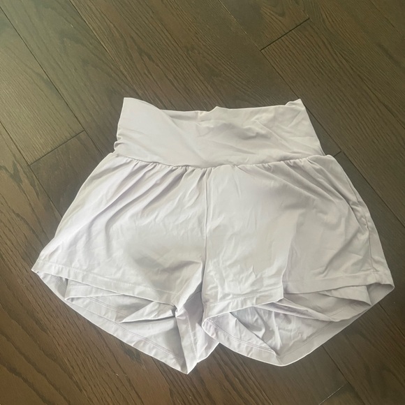 HALARA Women's High Waist Shorts - Pink Purple - Picture 4 of 4